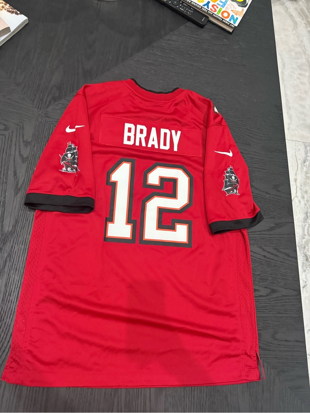 NFL Buccaneers #12 Red Men's Jersey by Nike - Picture 4 of 5